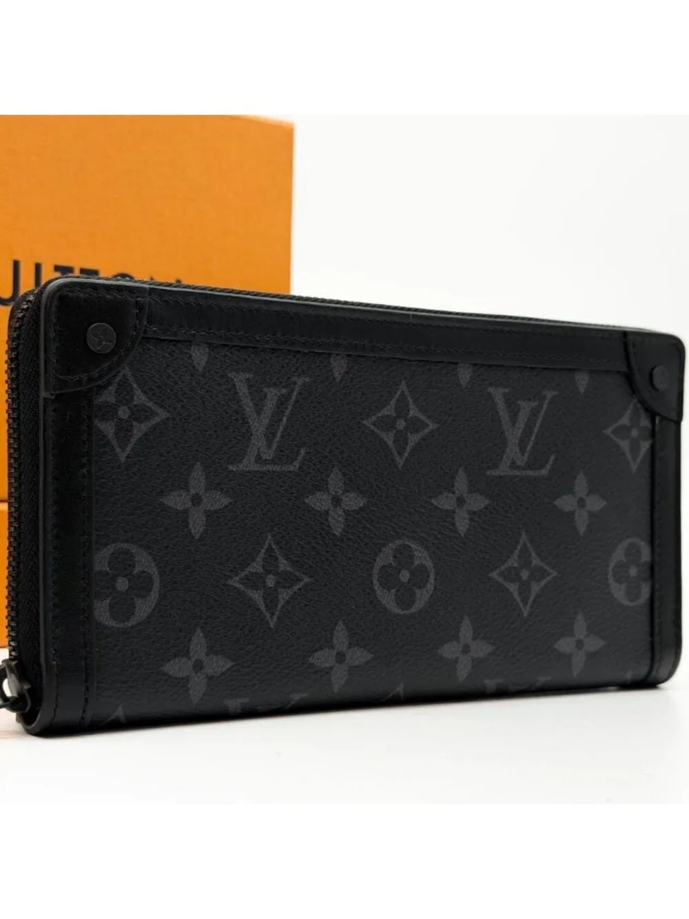 Louis Vuitton Zippy Wallet Trunk Eclipse Horizontal